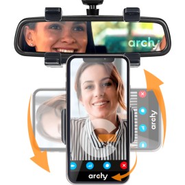 Soporte Retrovisor Porta Celular Universal 360° Grados