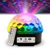 Bola de Luces Disco LED Bocina Bluetooth Control Remoto RGB múltiples colores